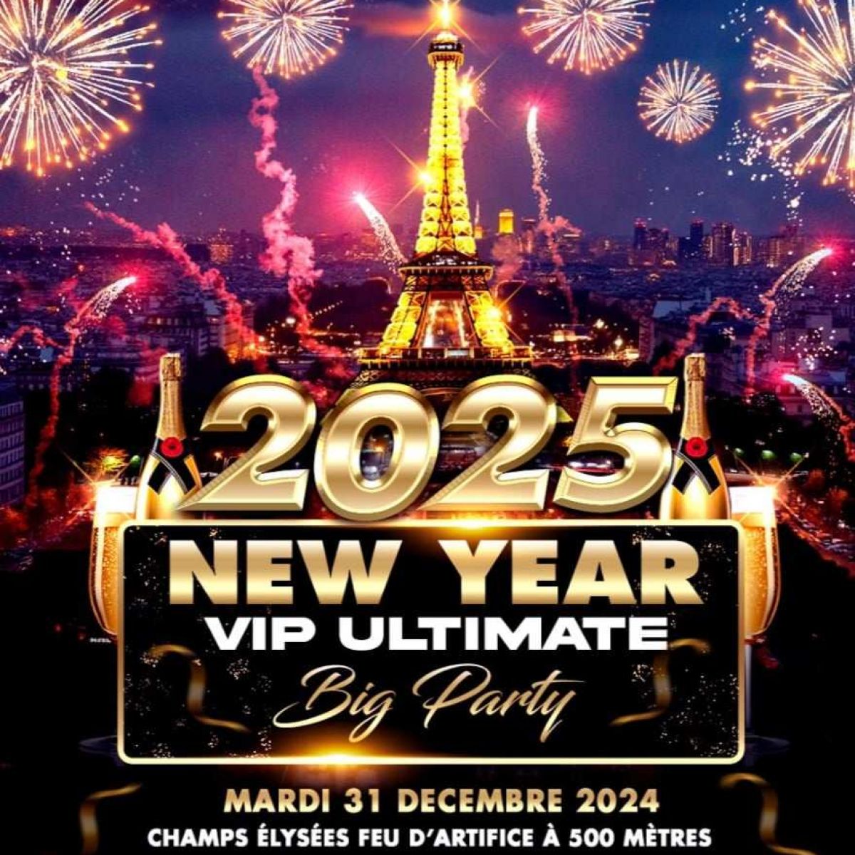 ☆★☆Edition Réveillon 2025 en Carré VIP Open BULLES Catimini au Angie St-Honoré☆★☆