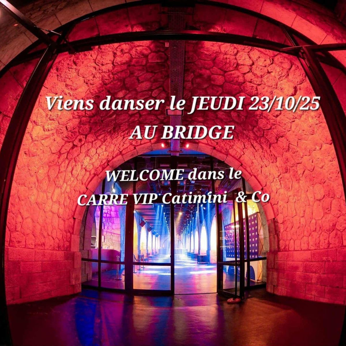 ★Viens danser au BRIDGE - Carré VIP CATIMINI & CO
